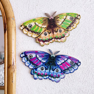 **NEW!** Emperor Moth Wooden Wall Art Decoration