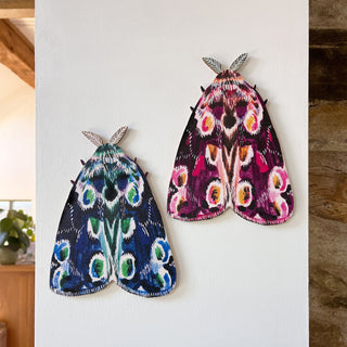 **NEW!** Large Moth Wooden Wall Art Decoration