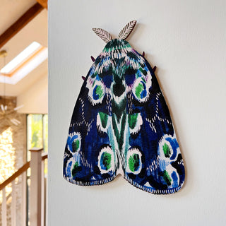 **NEW!** Large Moth Wooden Wall Art Decoration